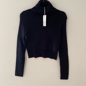 VICI X FATE Black Turtleneck Sweater